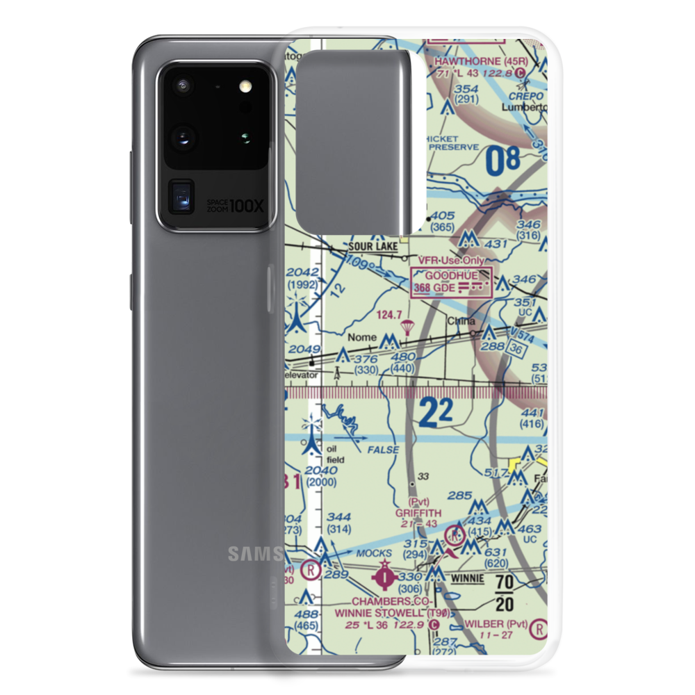 Farm Air Service Airport (XS27) VFR Sectional Samsung Case Samsung Galaxy S20 Ultra model shown