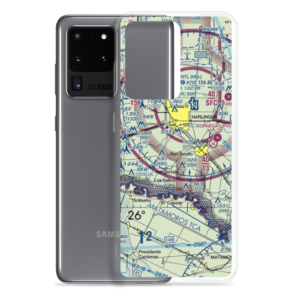 Farmer's Co-Op Airport (US-0235) VFR Sectional Samsung Case Samsung Galaxy S20 Ultra model shown