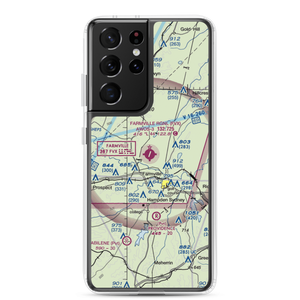 Farmville Regional Airport (FVX) VFR Sectional Samsung Case