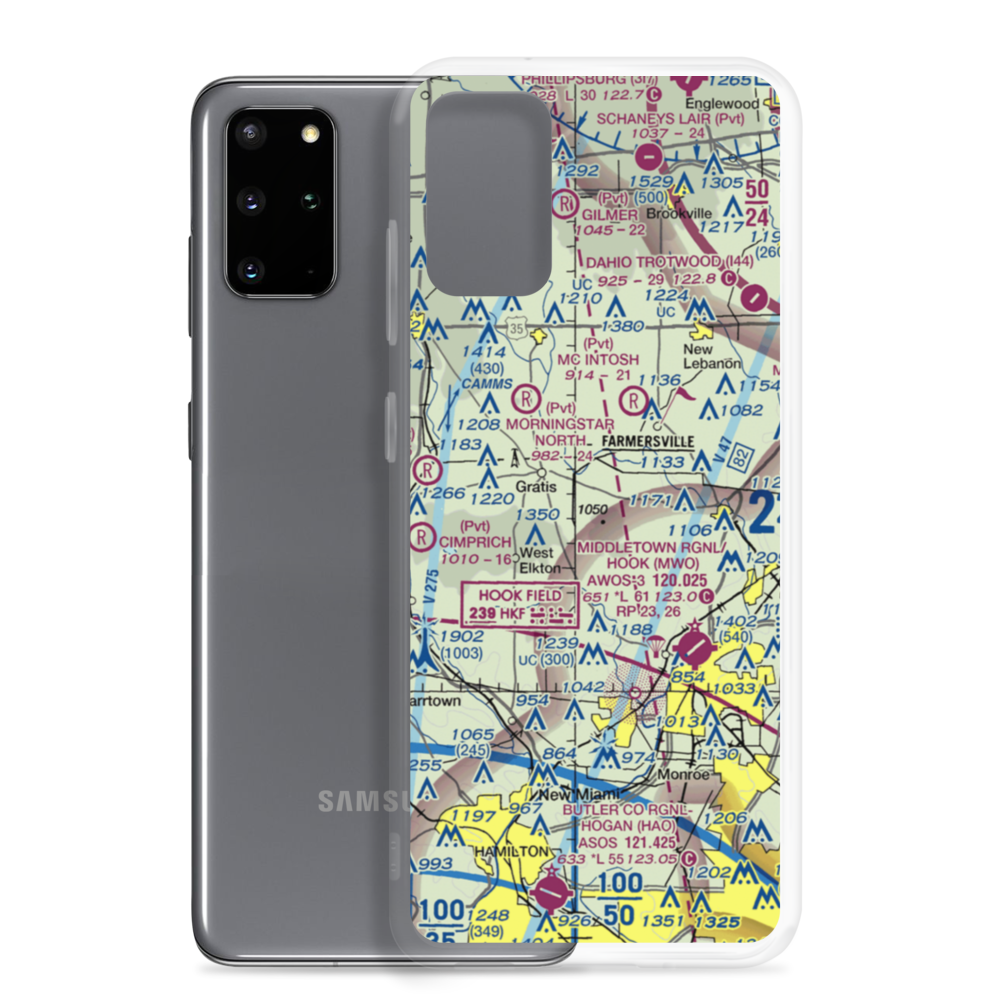Farpoint Airfield (OI36) VFR Sectional Samsung Case Samsung Galaxy S20 Plus model shown