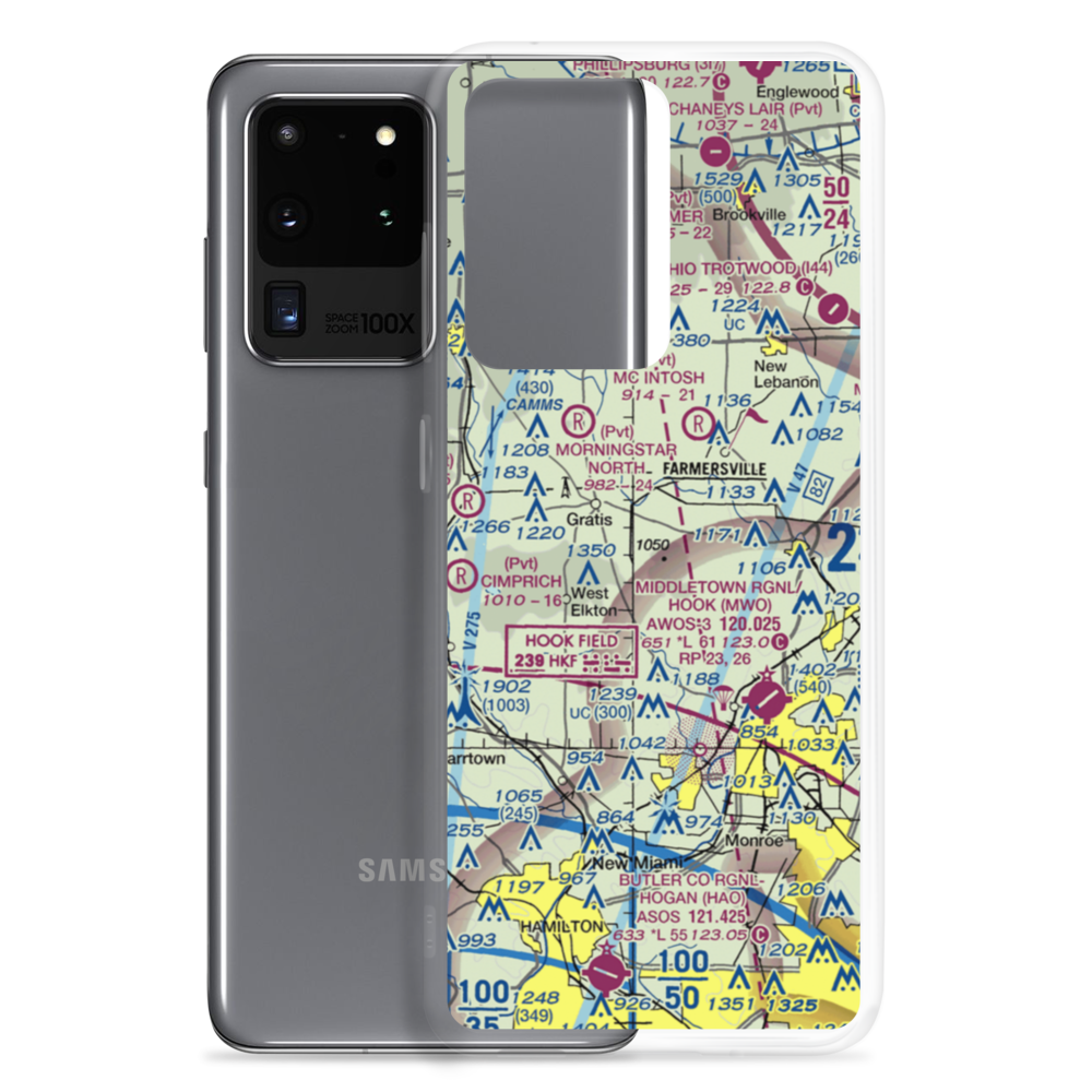 Farpoint Airfield (OI36) VFR Sectional Samsung Case Samsung Galaxy S20 Ultra model shown
