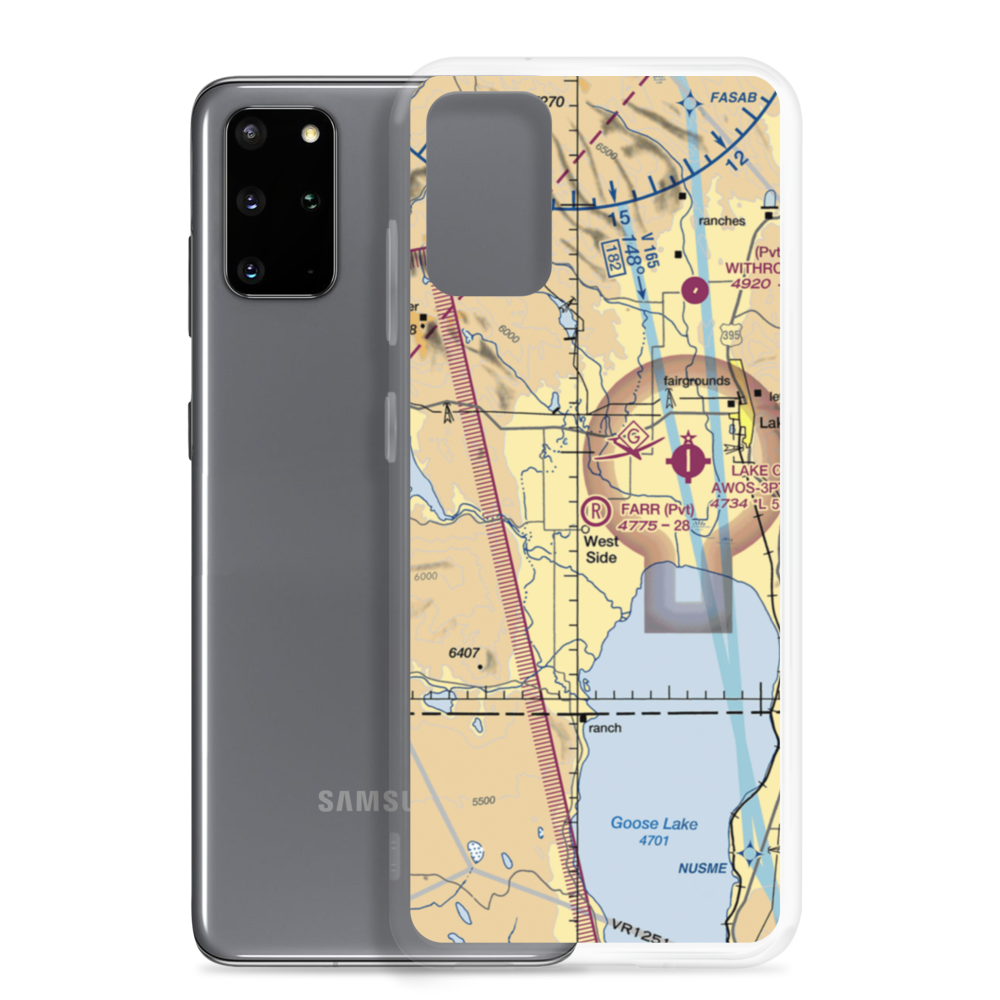 Farr Airport (OR26) VFR Sectional Samsung Case Samsung Galaxy S20 Plus model shown