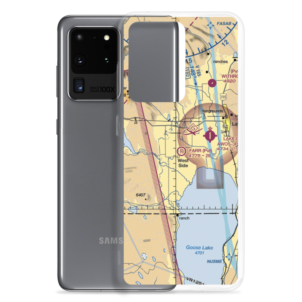 Farr Airport (OR26) VFR Sectional Samsung Case Samsung Galaxy S20 Ultra model shown
