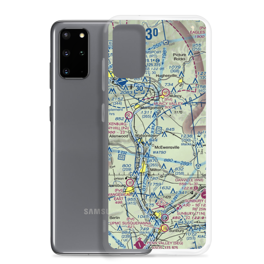 Fauser Ultralightport (7PA5) VFR Sectional Samsung Case Samsung Galaxy S20 Plus model shown