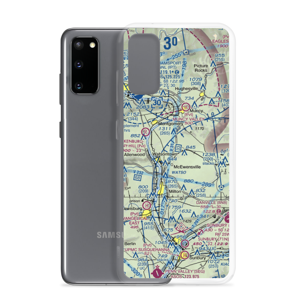 Fauser Ultralightport (7PA5) VFR Sectional Samsung Case Samsung Galaxy S20 model shown
