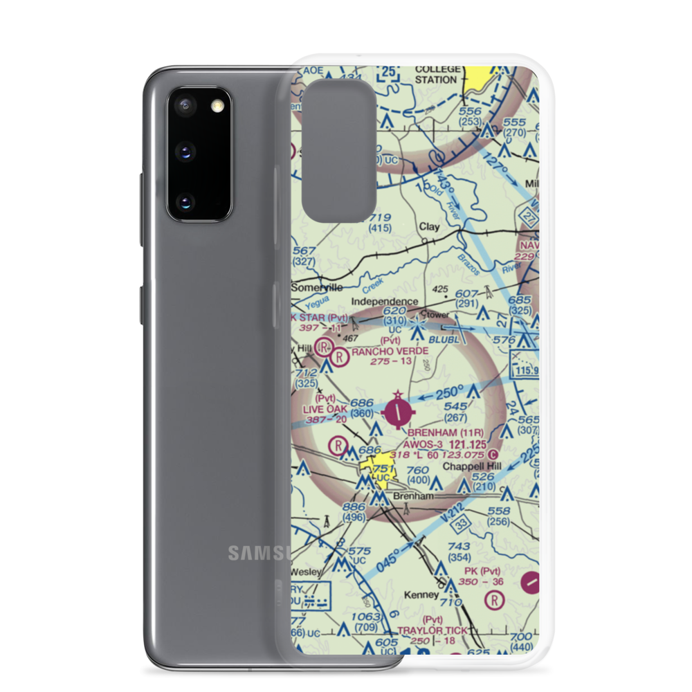 Faust Farm Airport (TA35) VFR Sectional Samsung Case Samsung Galaxy S20 model shown