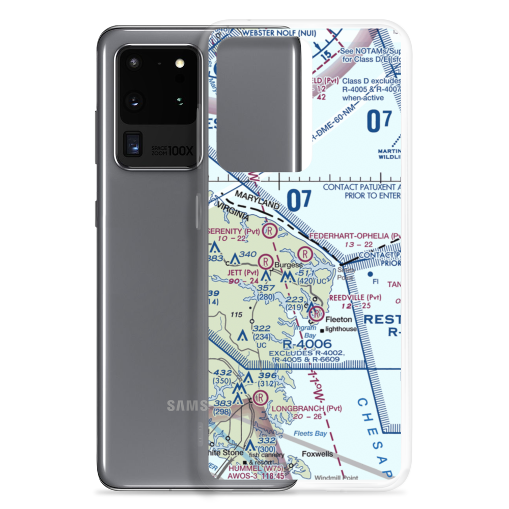Federhart-Ophelia STOLport (VA99) VFR Sectional Samsung Case Samsung Galaxy S20 Ultra model shown