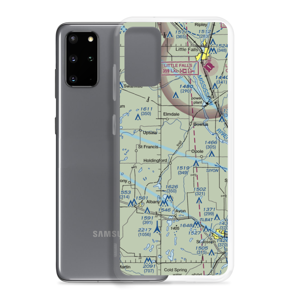 Fedor Airport (MY57) VFR Sectional Samsung Case Samsung Galaxy S20 Plus model shown