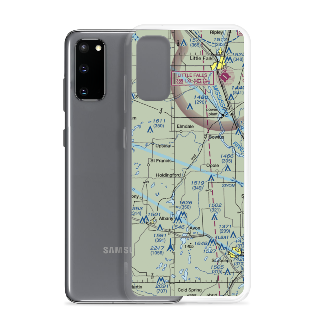 Fedor Airport (MY57) VFR Sectional Samsung Case Samsung Galaxy S20 model shown