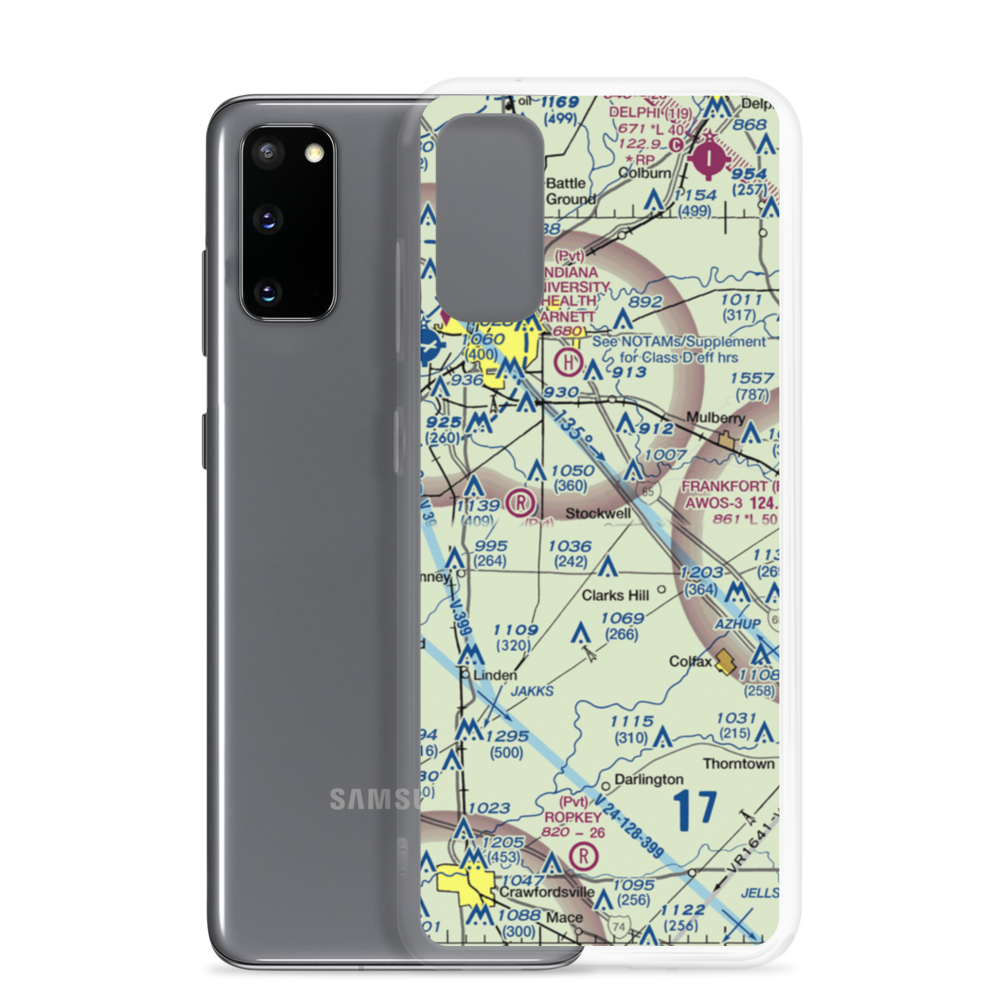 Felix Airport (37IN) VFR Sectional Samsung Case Samsung Galaxy S20 model shown