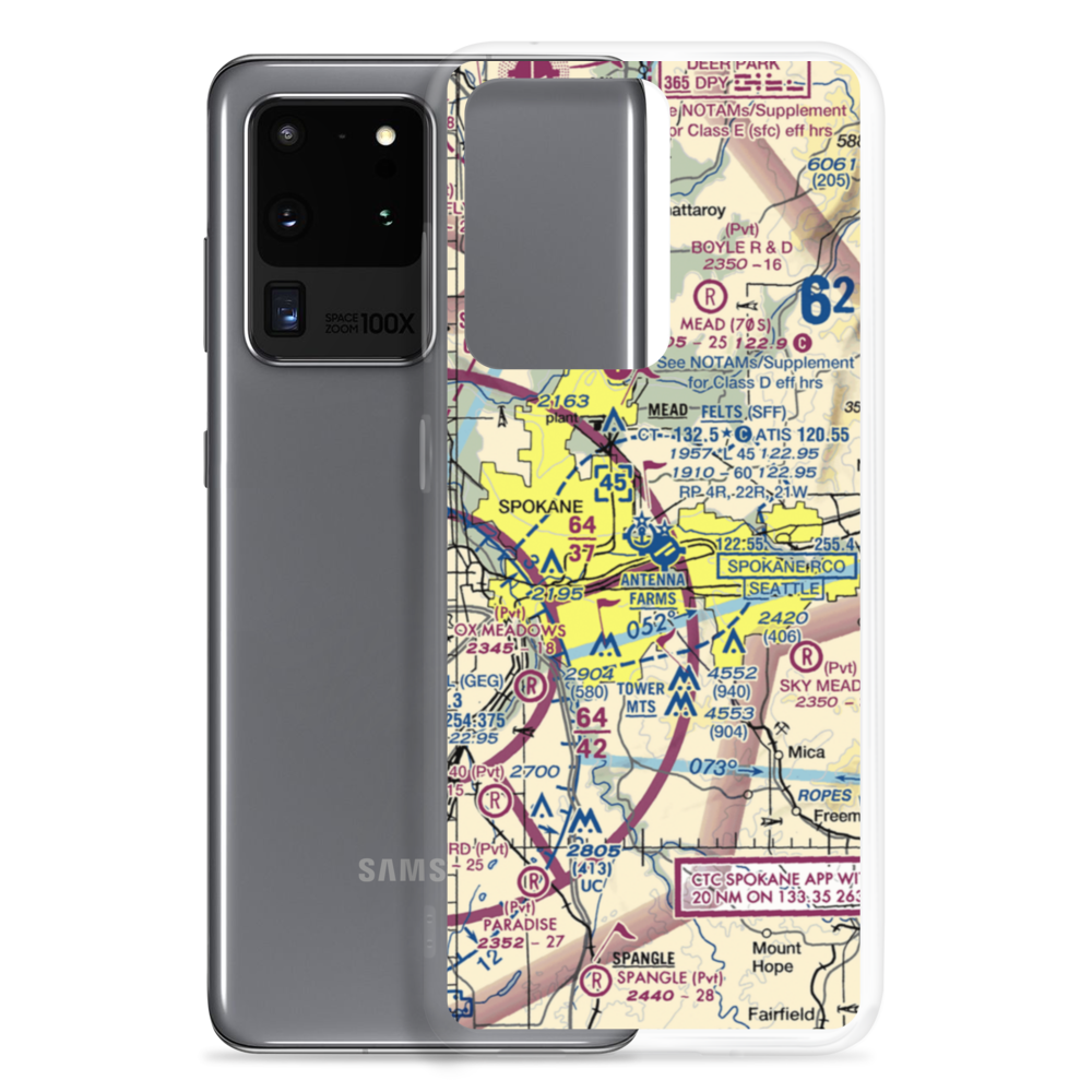 Felts Field (SFF) VFR Sectional Samsung Case Samsung Galaxy S20 Ultra model shown