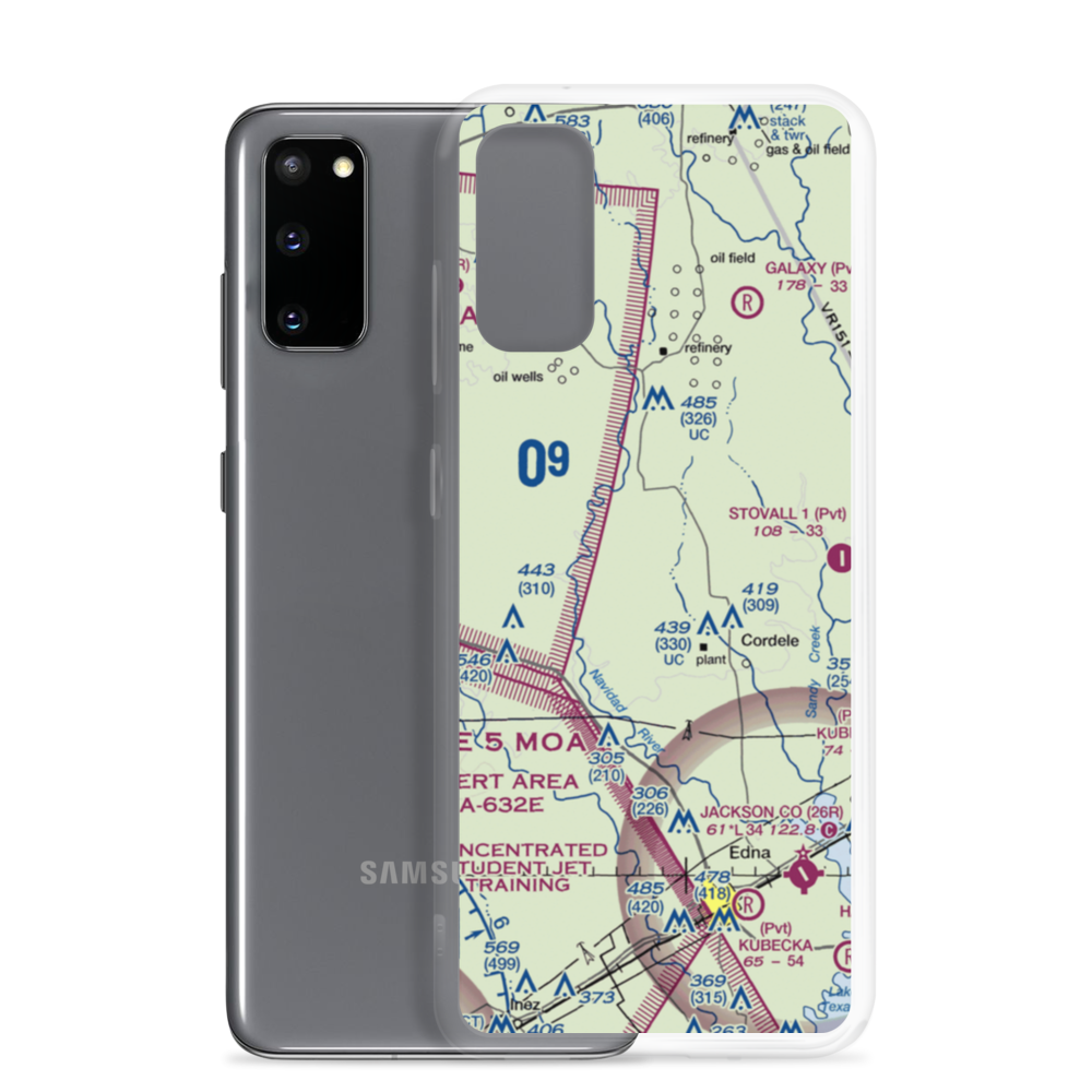 Fenner Ranch Airport (22TE) VFR Sectional Samsung Case Samsung Galaxy S20 model shown