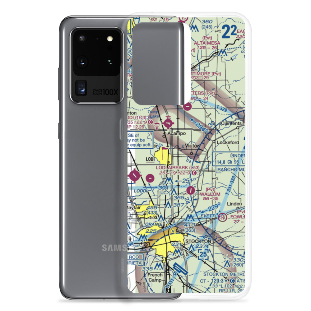 Ferdun Ranch Airport (CL11) VFR Sectional Samsung Case Samsung Galaxy S20 Ultra model shown
