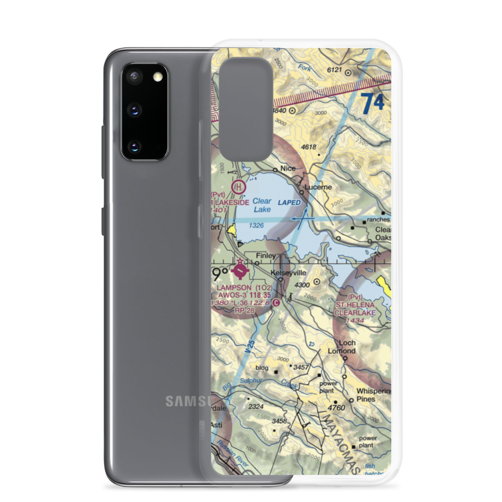 Ferndale Resort Seaplane Base (CN20) VFR Sectional Samsung Case Samsung Galaxy S20 model shown
