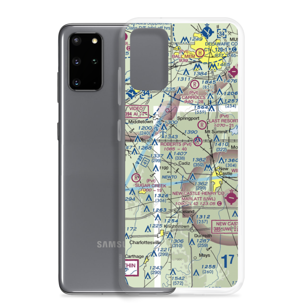 Ferrell Airport (II06) VFR Sectional Samsung Case Samsung Galaxy S20 Plus model shown