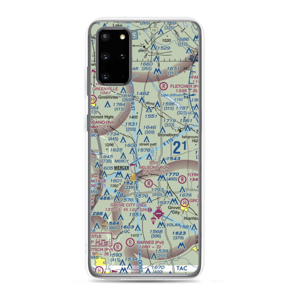 Ferrell Field (00PN) VFR Sectional Samsung Case Samsung Galaxy S20 Plus model shown