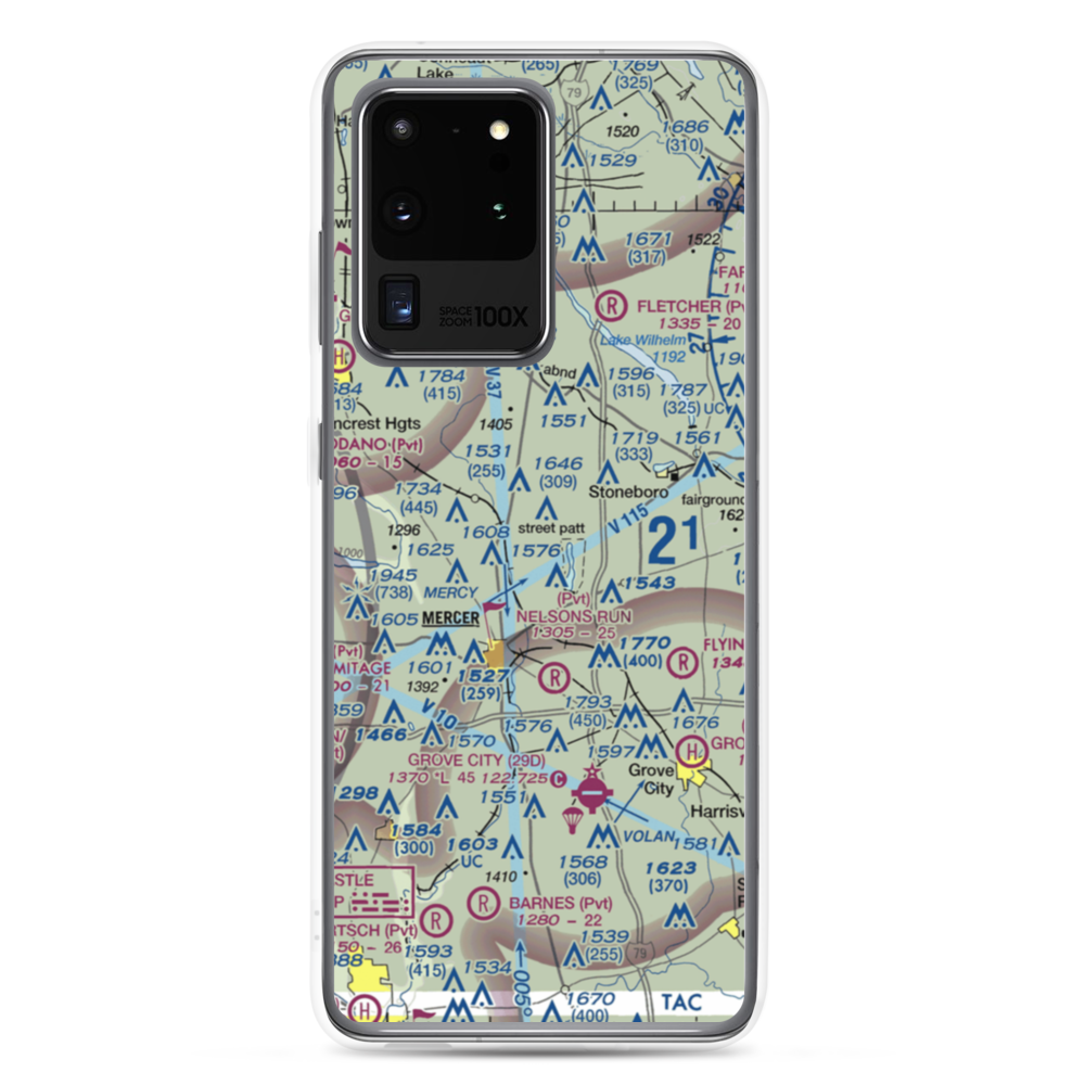Ferrell Field (00PN) VFR Sectional Samsung Case Samsung Galaxy S20 Ultra model shown