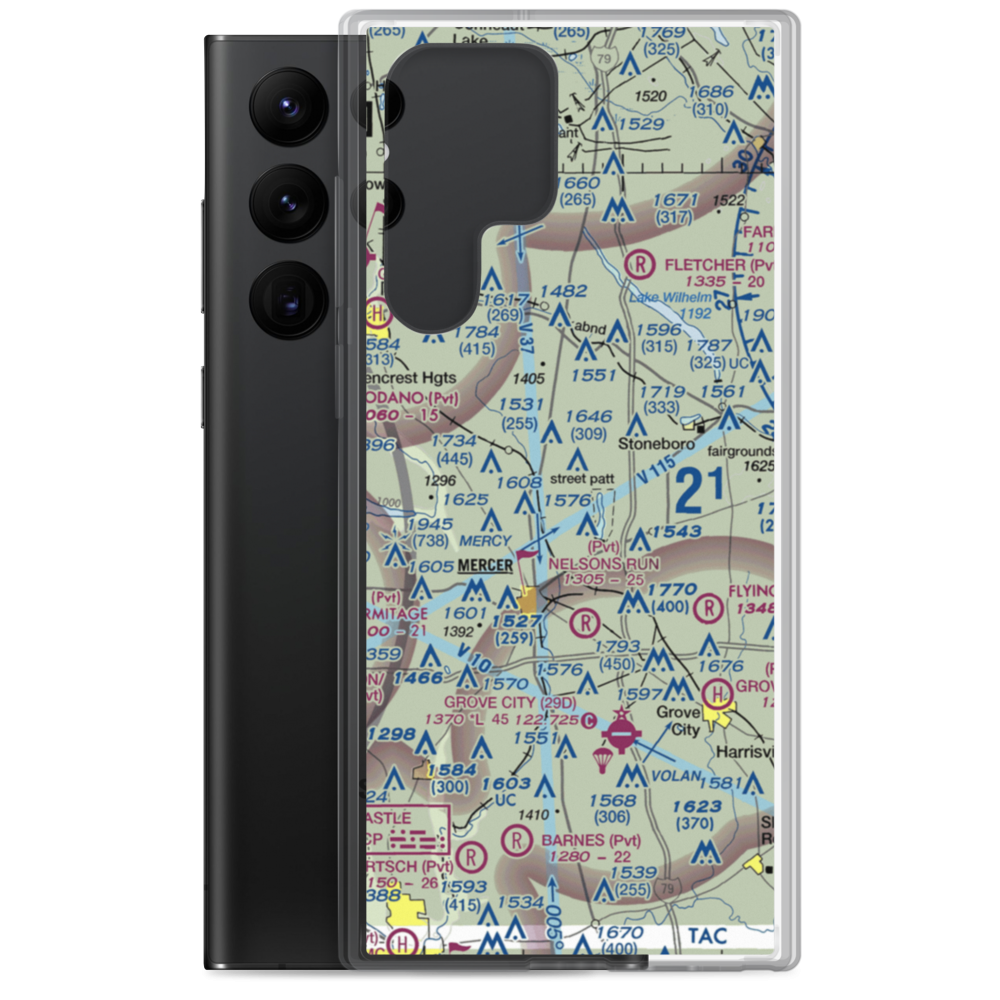 Ferrell Field (00PN) VFR Sectional Samsung Case Samsung Galaxy S22 Ultra model shown