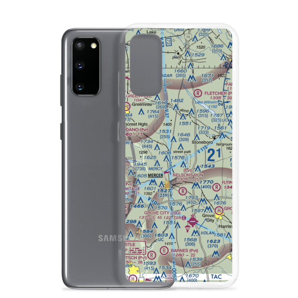 Ferrell Field (00PN) VFR Sectional Samsung Case Samsung Galaxy S20 model shown