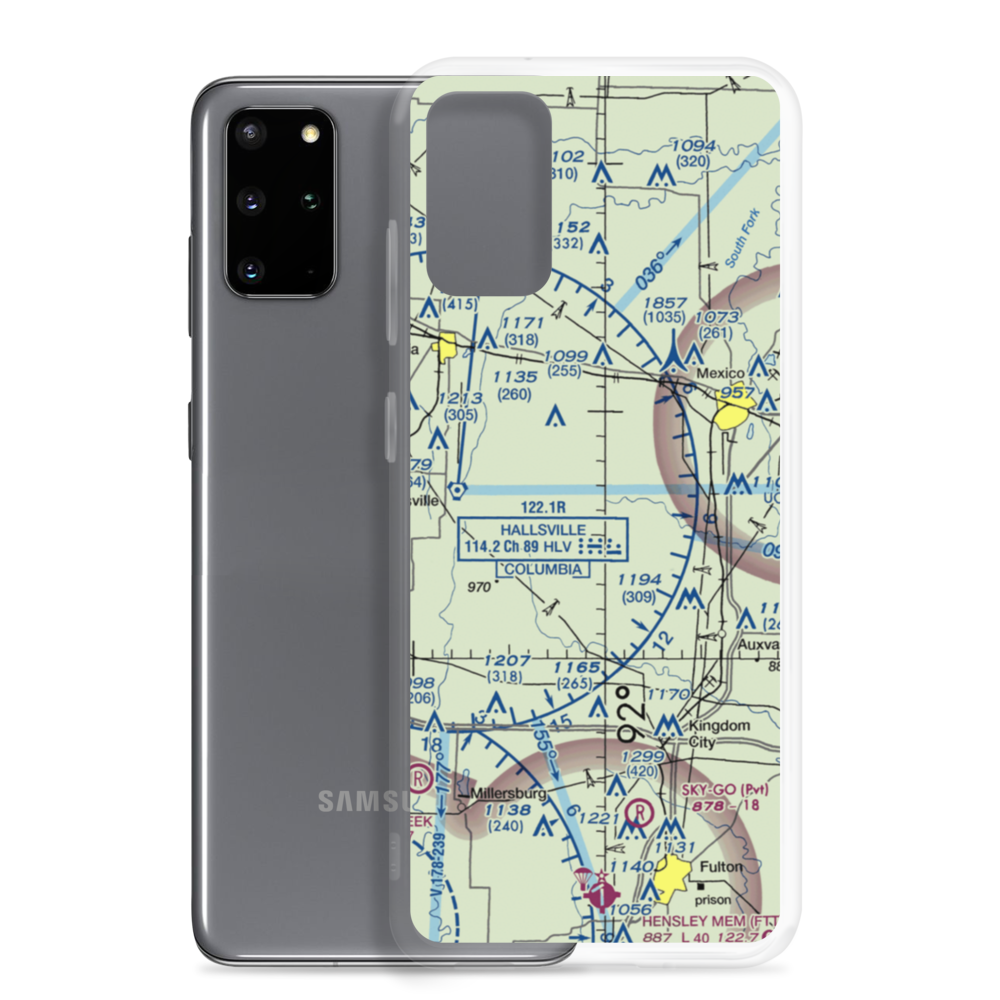 Feutz Airport (MO88) VFR Sectional Samsung Case Samsung Galaxy S20 Plus model shown