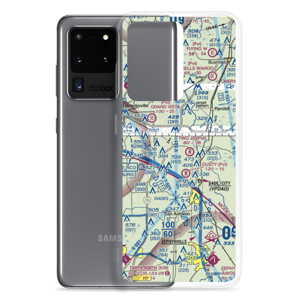 Field of Dreams Airport (FD59) VFR Sectional Samsung Case Samsung Galaxy S20 Ultra model shown