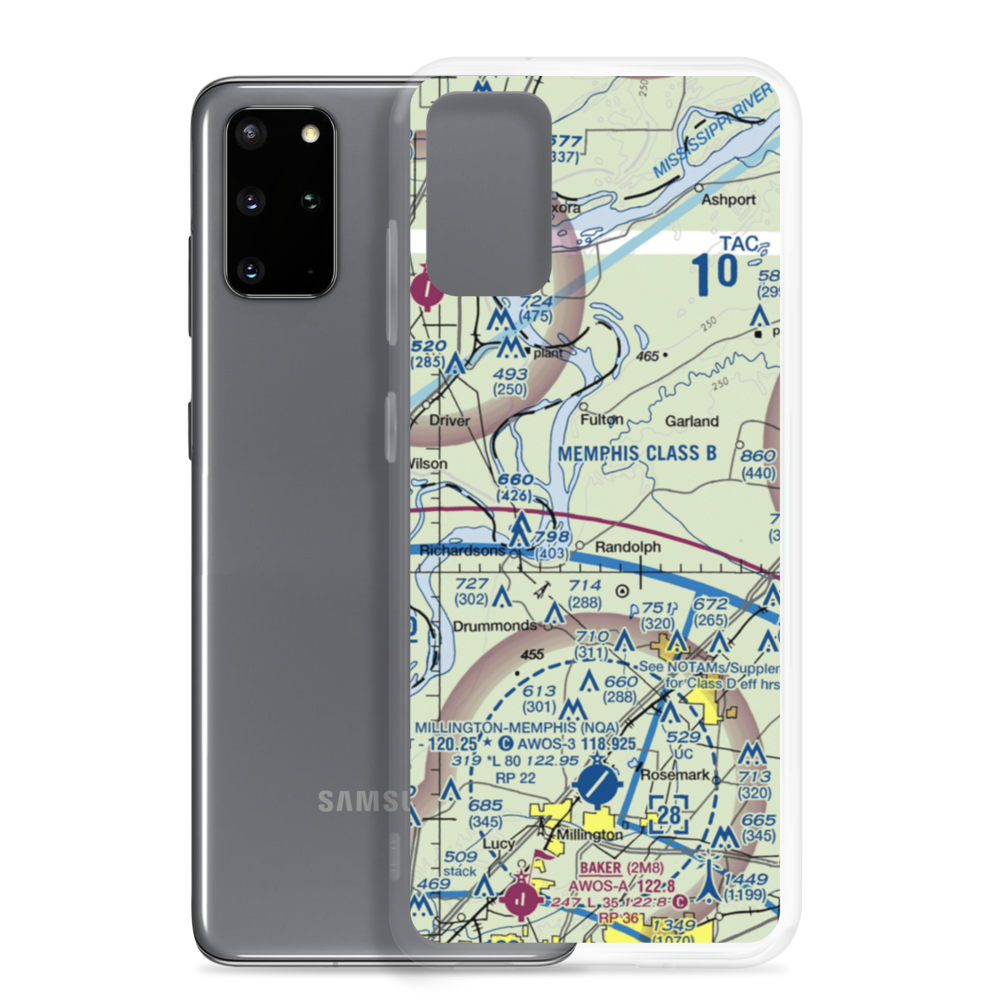 Field of Dreams Ultralightport (8TN8) VFR Sectional Samsung Case Samsung Galaxy S20 Plus model shown
