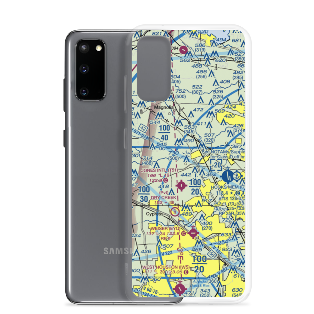 Field's Field (7TA0) VFR Sectional Samsung Case Samsung Galaxy S20 model shown