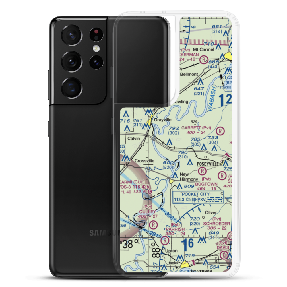 Fifer Field (3II2) VFR Sectional Samsung Case Samsung Galaxy S21 Ultra model shown