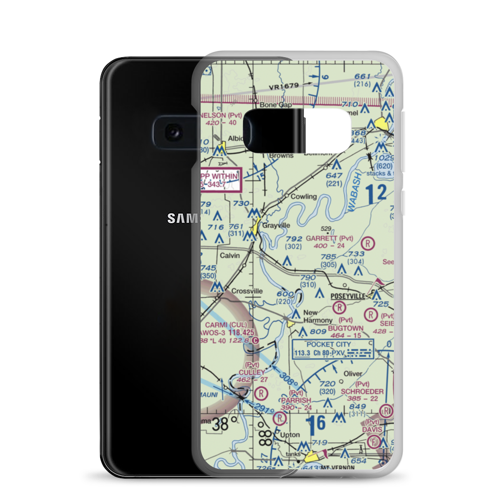 Fifer Field (3II2) VFR Sectional Samsung Case Samsung Galaxy S10e model shown