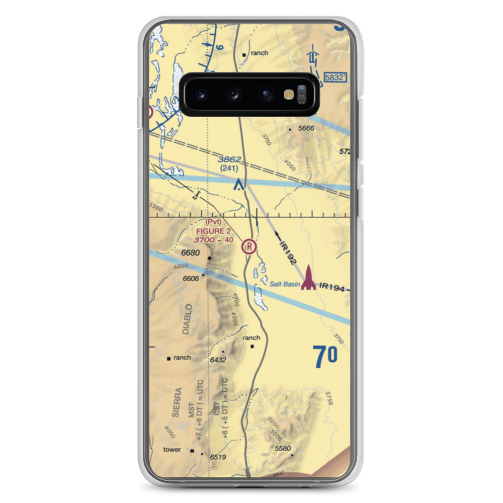 Figure 2 Ranch Airport (88TA) VFR Sectional Samsung Case Samsung Galaxy S10+ model shown