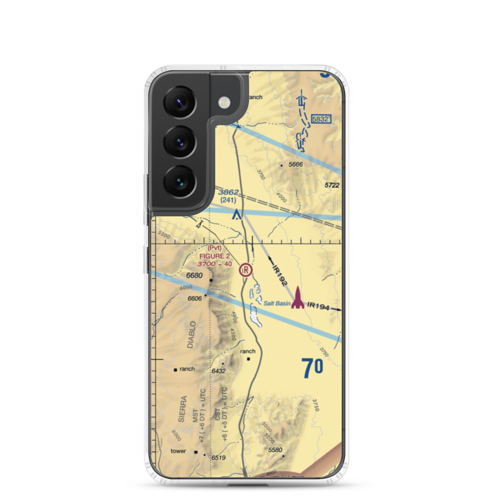 Figure 2 Ranch Airport (88TA) VFR Sectional Samsung Case Samsung Galaxy S22 model shown