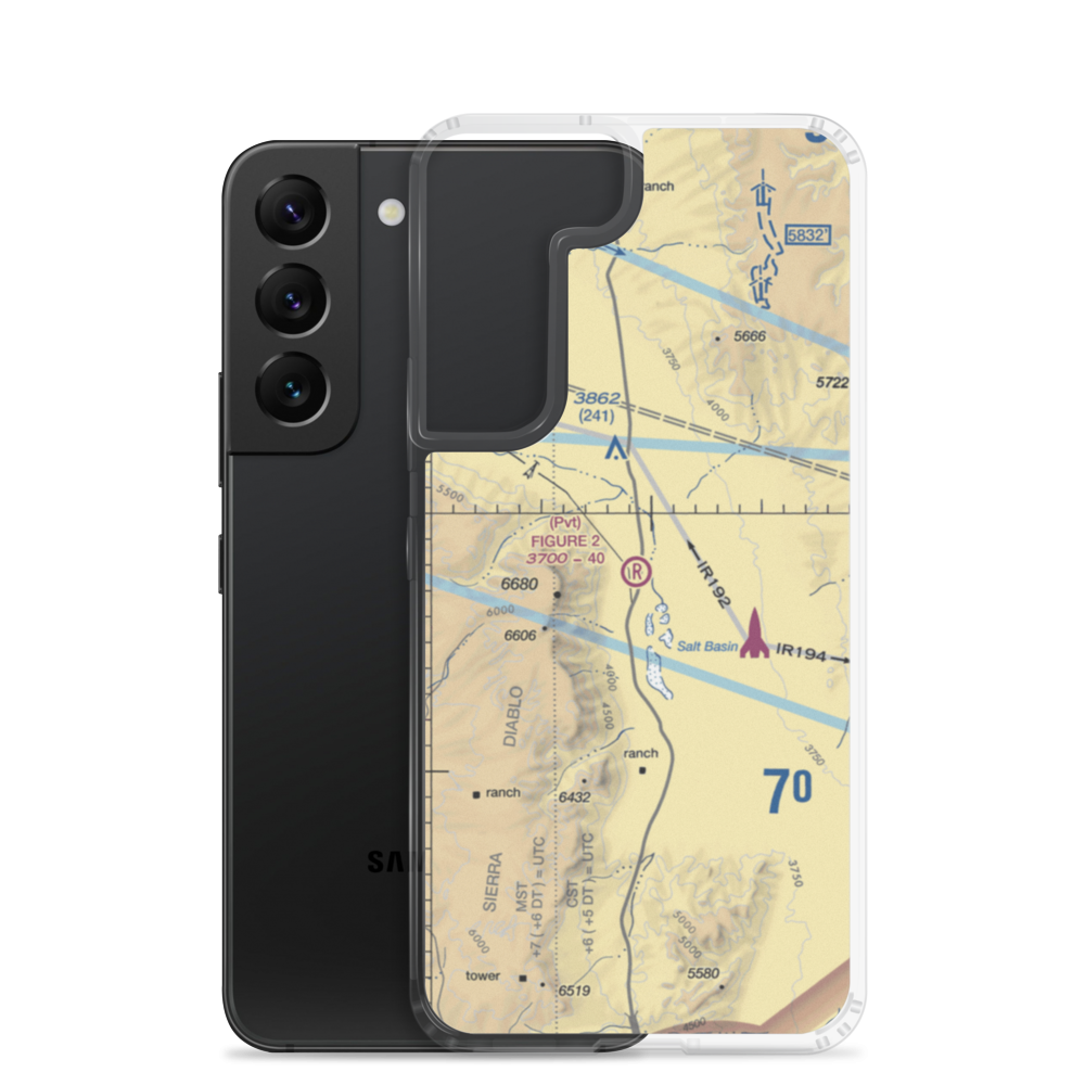 Figure 2 Ranch Airport (88TA) VFR Sectional Samsung Case Samsung Galaxy S22 model shown