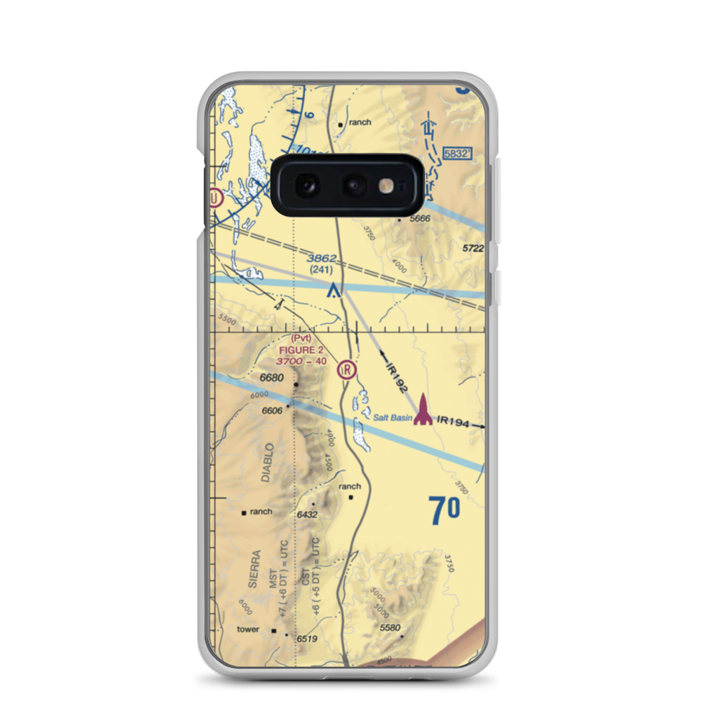 Figure 2 Ranch Airport (88TA) VFR Sectional Samsung Case Samsung Galaxy S10e model shown