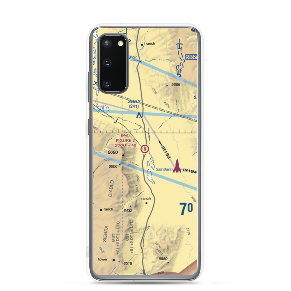 Figure 2 Ranch Airport (88TA) VFR Sectional Samsung Case Samsung Galaxy S20 model shown