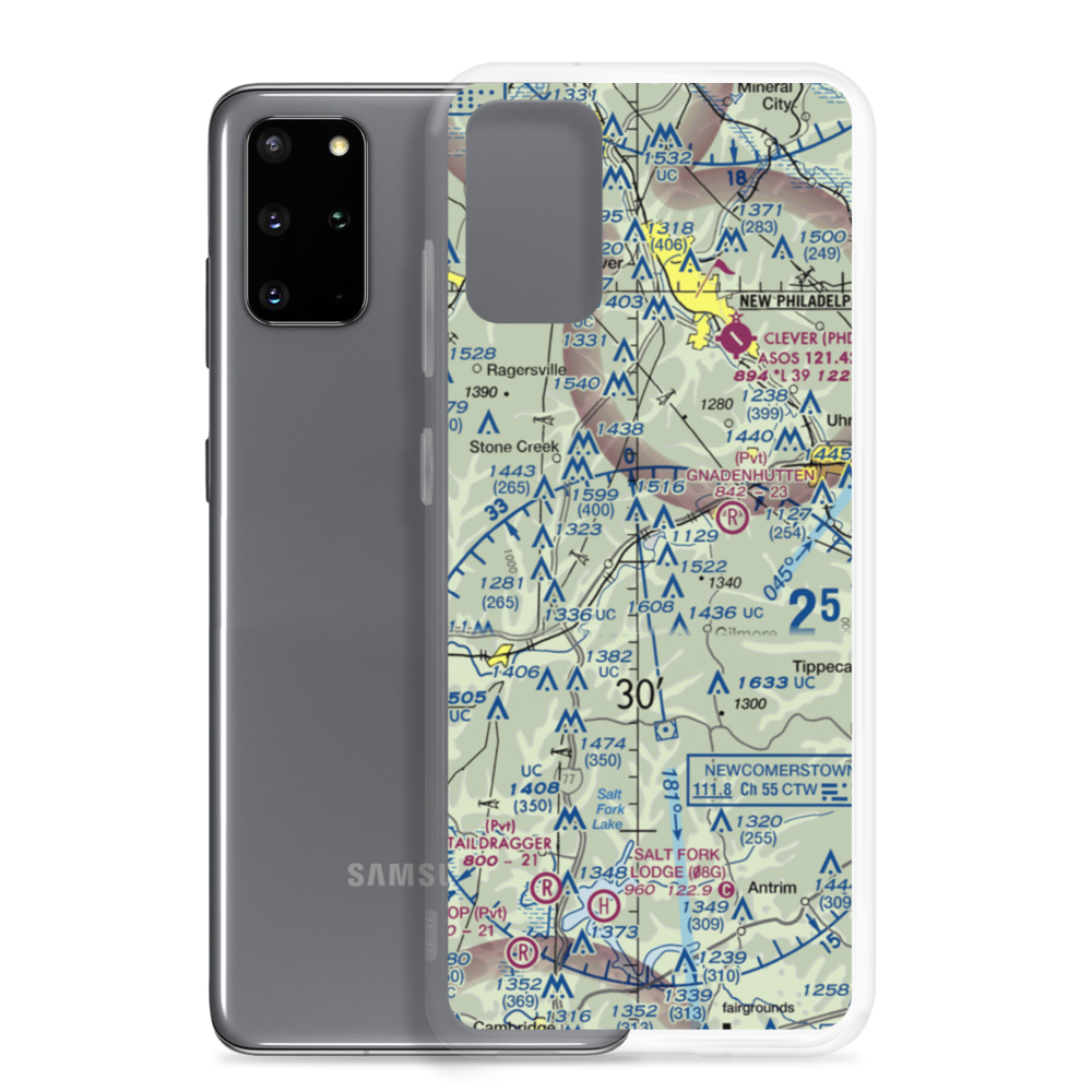 Fillmans Farms Field (57OH) VFR Sectional Samsung Case Samsung Galaxy S20 Plus model shown