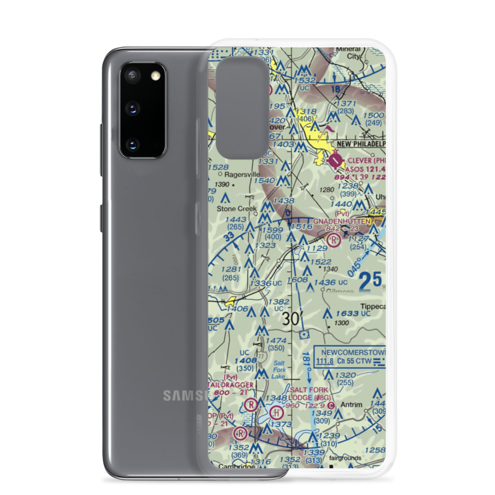 Fillmans Farms Field (57OH) VFR Sectional Samsung Case Samsung Galaxy S20 model shown