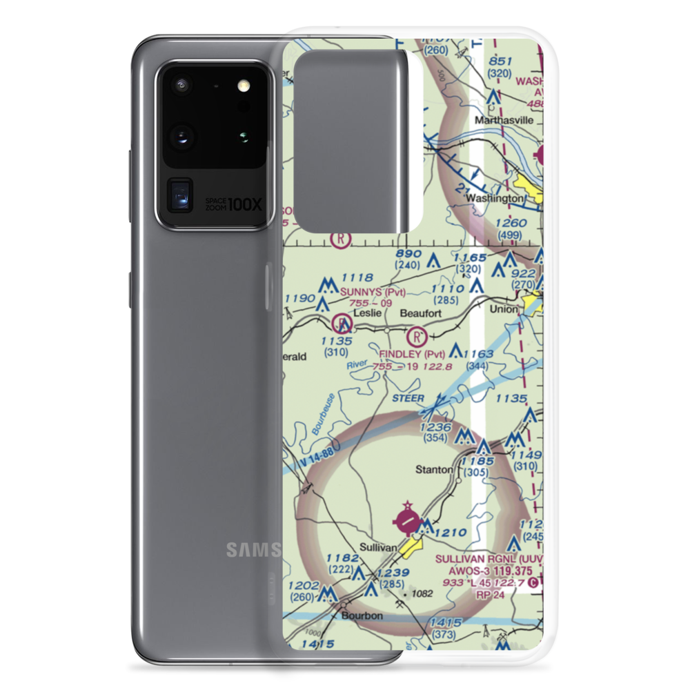 Findley Field (16MO) VFR Sectional Samsung Case Samsung Galaxy S20 Ultra model shown