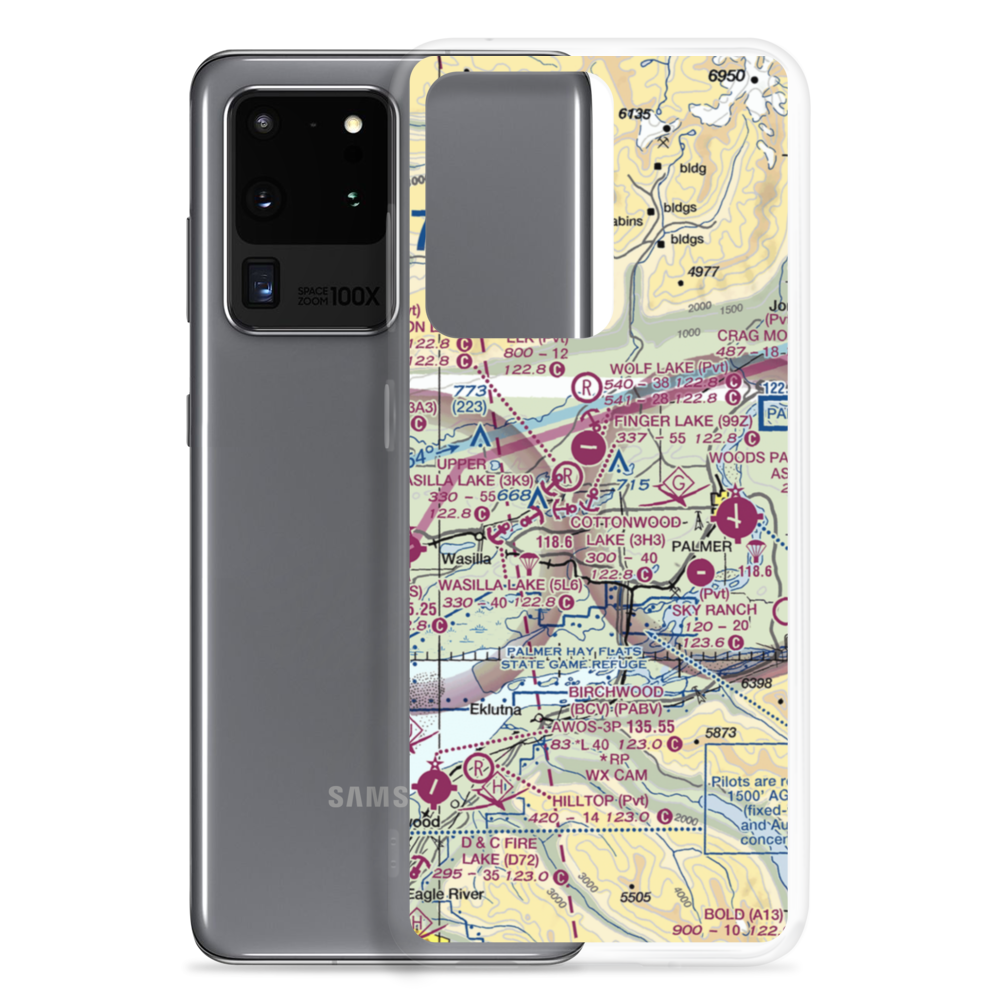 Finger Lake Seaplane Base (99Z) VFR Sectional Samsung Case Samsung Galaxy S20 Ultra model shown