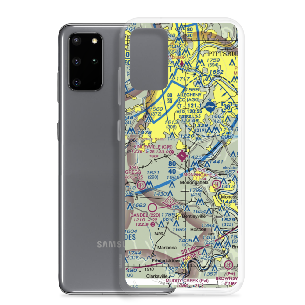 Finleyville Airpark (G05) VFR Sectional Samsung Case Samsung Galaxy S20 Plus model shown