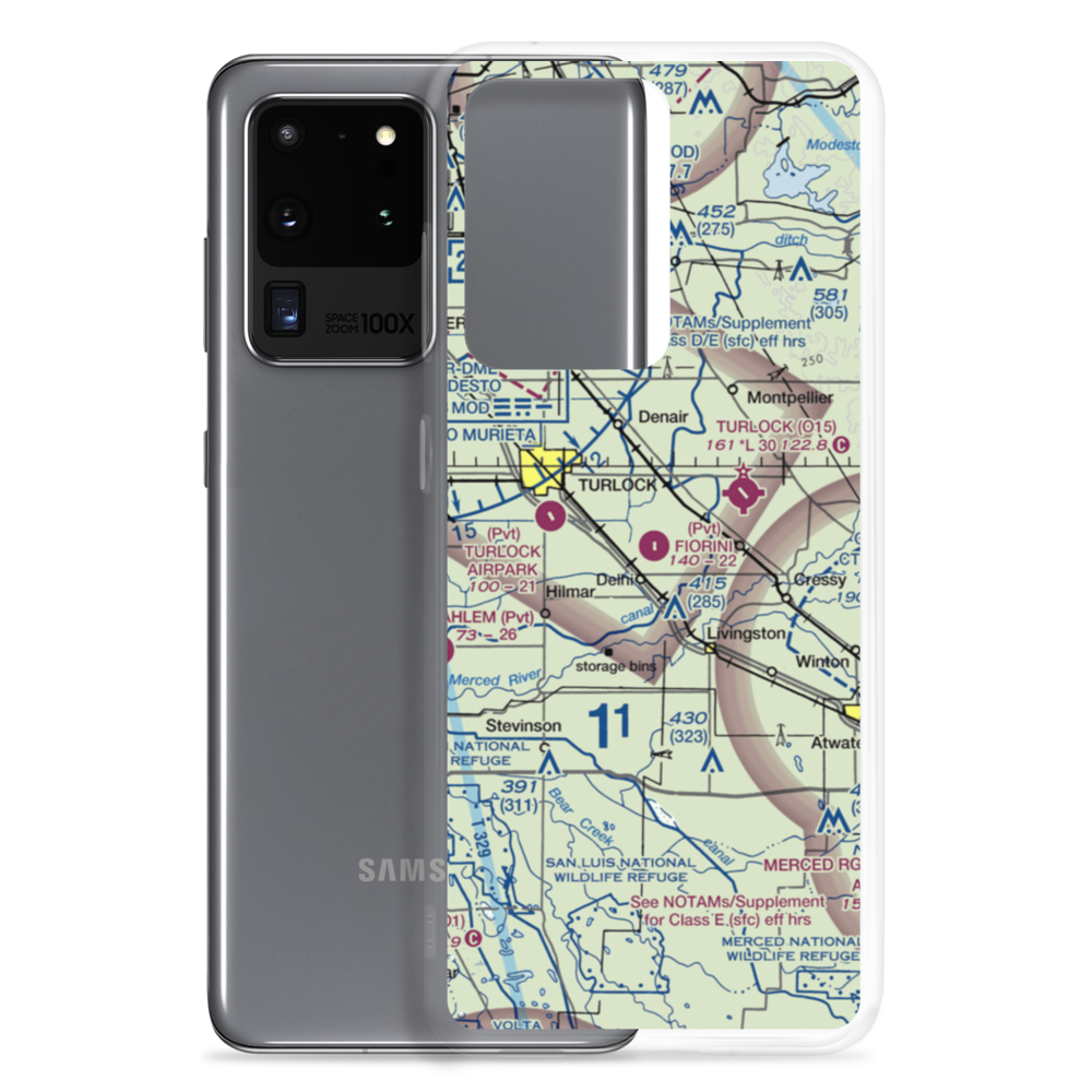 Fiorini Ranch Airport (0CN1) VFR Sectional Samsung Case Samsung Galaxy S20 Ultra model shown