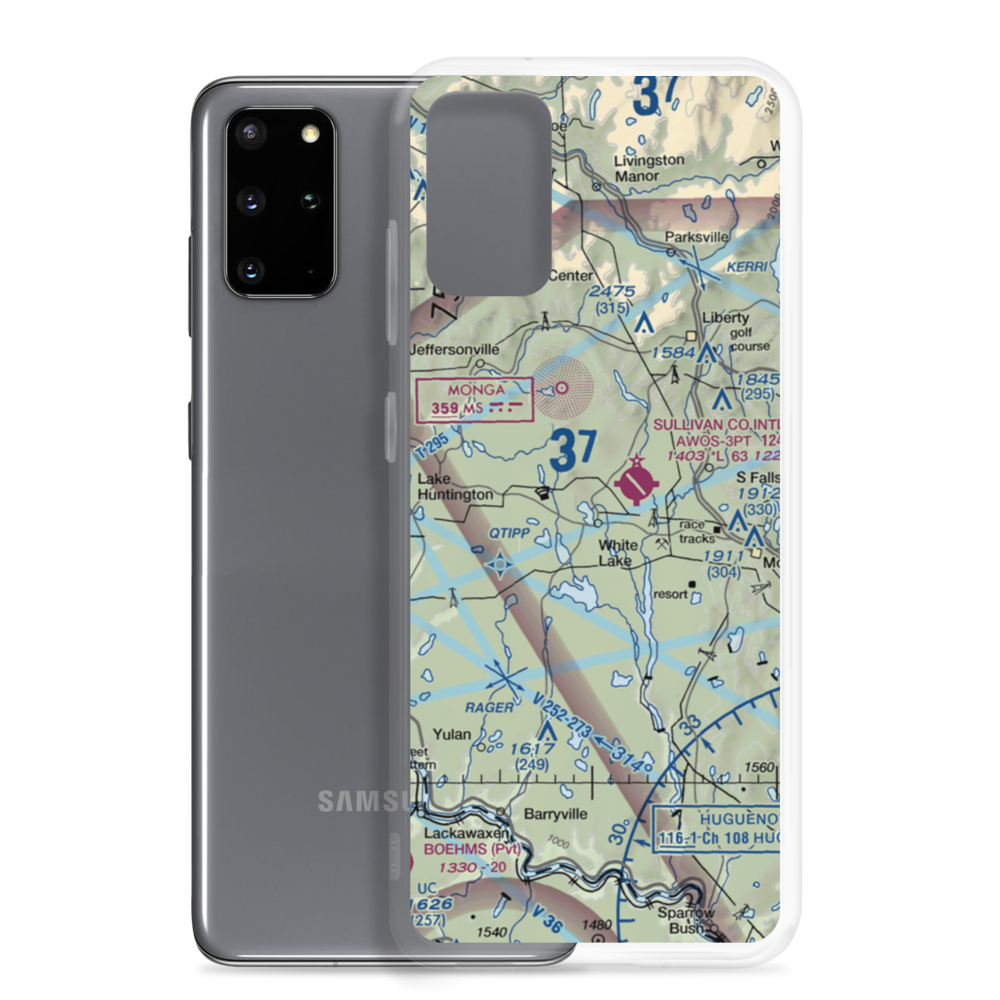 Firemans White Lake Seaplane Base (6NY6) VFR Sectional Samsung Case Samsung Galaxy S20 Plus model shown