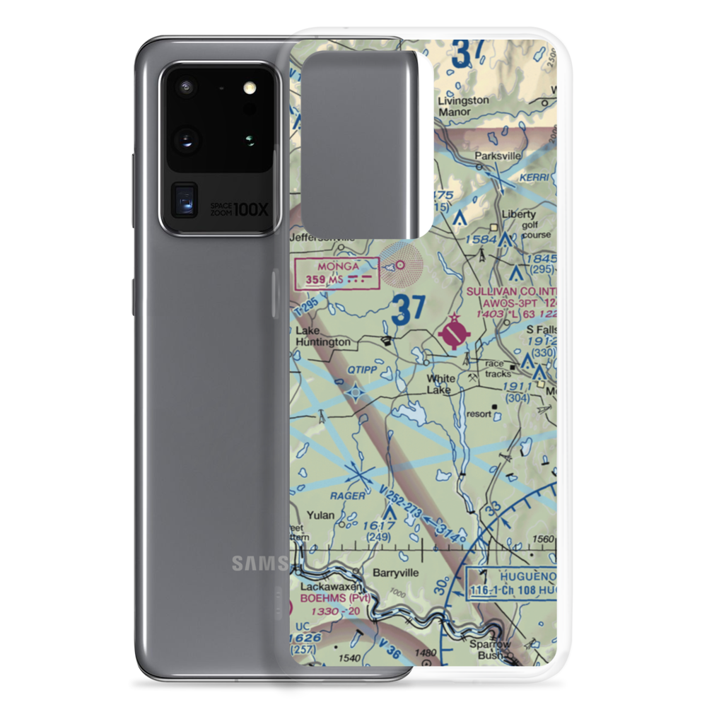 Firemans White Lake Seaplane Base (6NY6) VFR Sectional Samsung Case Samsung Galaxy S20 Ultra model shown