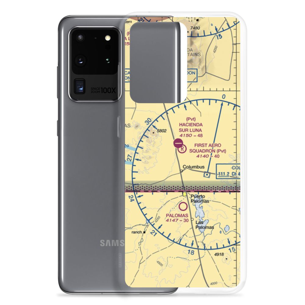First Aero Squadron Airpark (NM09) VFR Sectional Samsung Case Samsung Galaxy S20 Ultra model shown