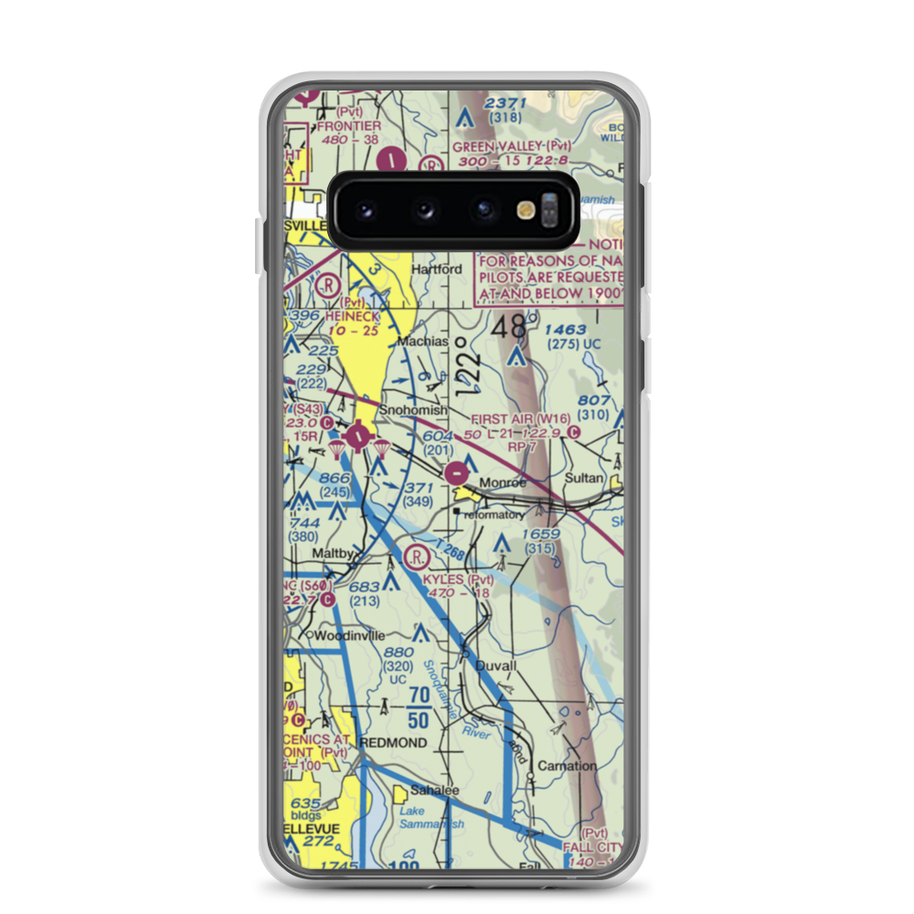 Firstair Field (W16) VFR Sectional Samsung Case Samsung Galaxy S10 model shown