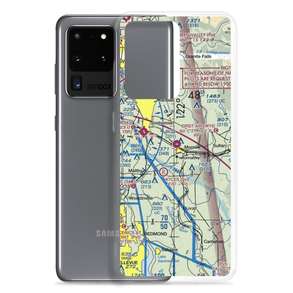 Firstair Field (W16) VFR Sectional Samsung Case Samsung Galaxy S20 Ultra model shown