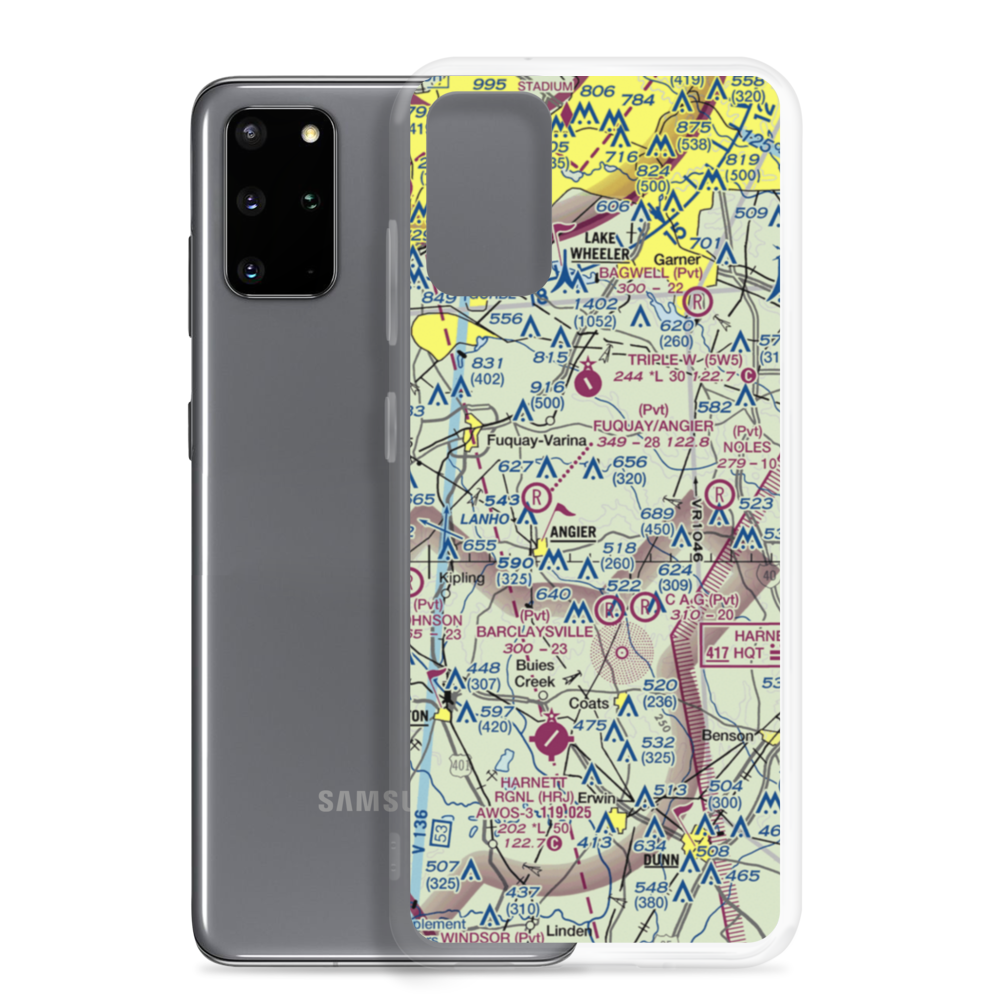 Fish Airpark (7NC8) VFR Sectional Samsung Case Samsung Galaxy S20 Plus model shown