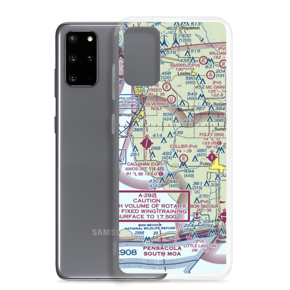 Fish River Seaplane Base (5AL) VFR Sectional Samsung Case Samsung Galaxy S20 Plus model shown