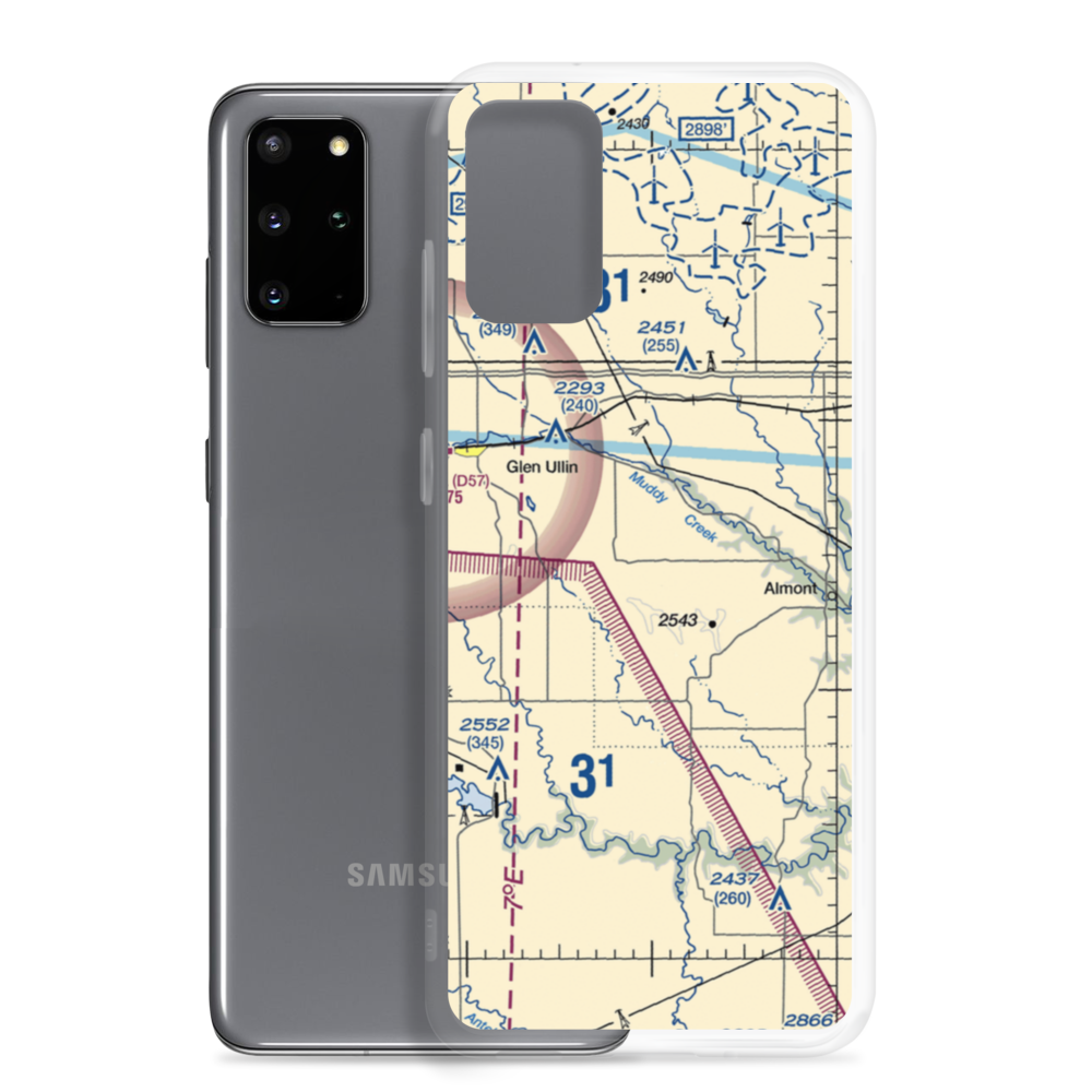 Fitterer's Strip (06ND) VFR Sectional Samsung Case Samsung Galaxy S20 Plus model shown