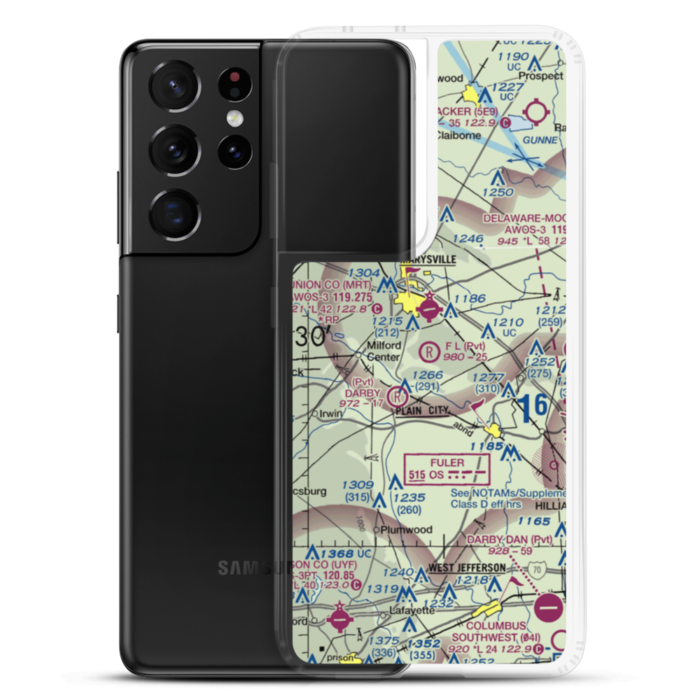 Fl-Airfield (2OA5) VFR Sectional Samsung Case Samsung Galaxy S21 Ultra model shown