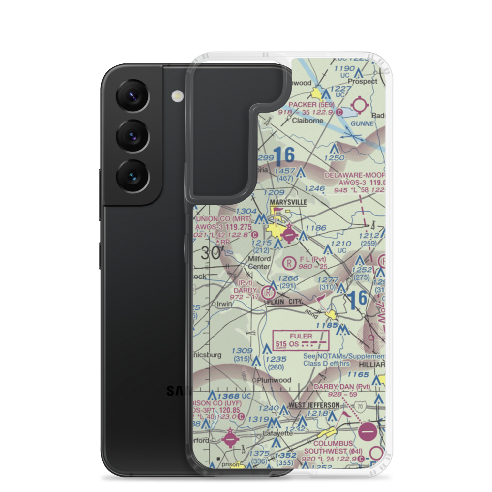 Fl-Airfield (2OA5) VFR Sectional Samsung Case Samsung Galaxy S22 model shown